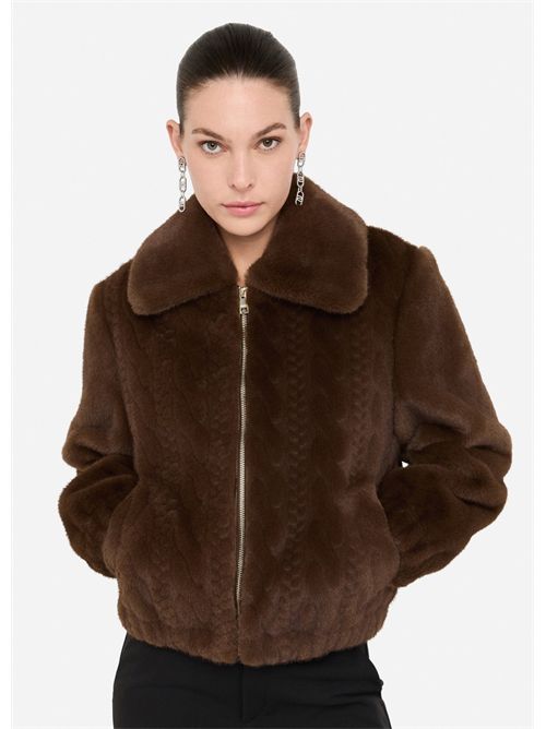 Bomber in teddy con trecce LIU JO | MF5094E1044/90915